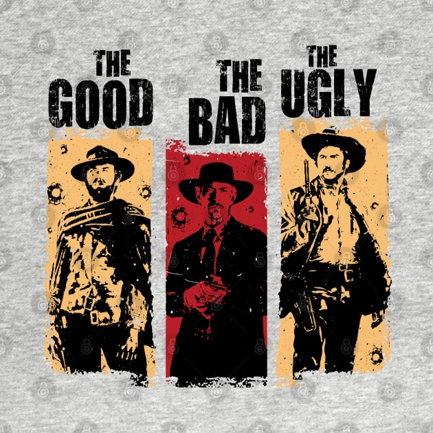 Two Bounty Hunters & one Outlaw - Good, Bad & Ugly by SALENTOmadness